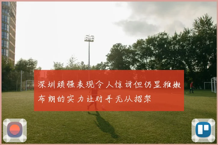 深圳顽强表现令人惊讶但仍显稚嫩布朗的实力让对手无从招架